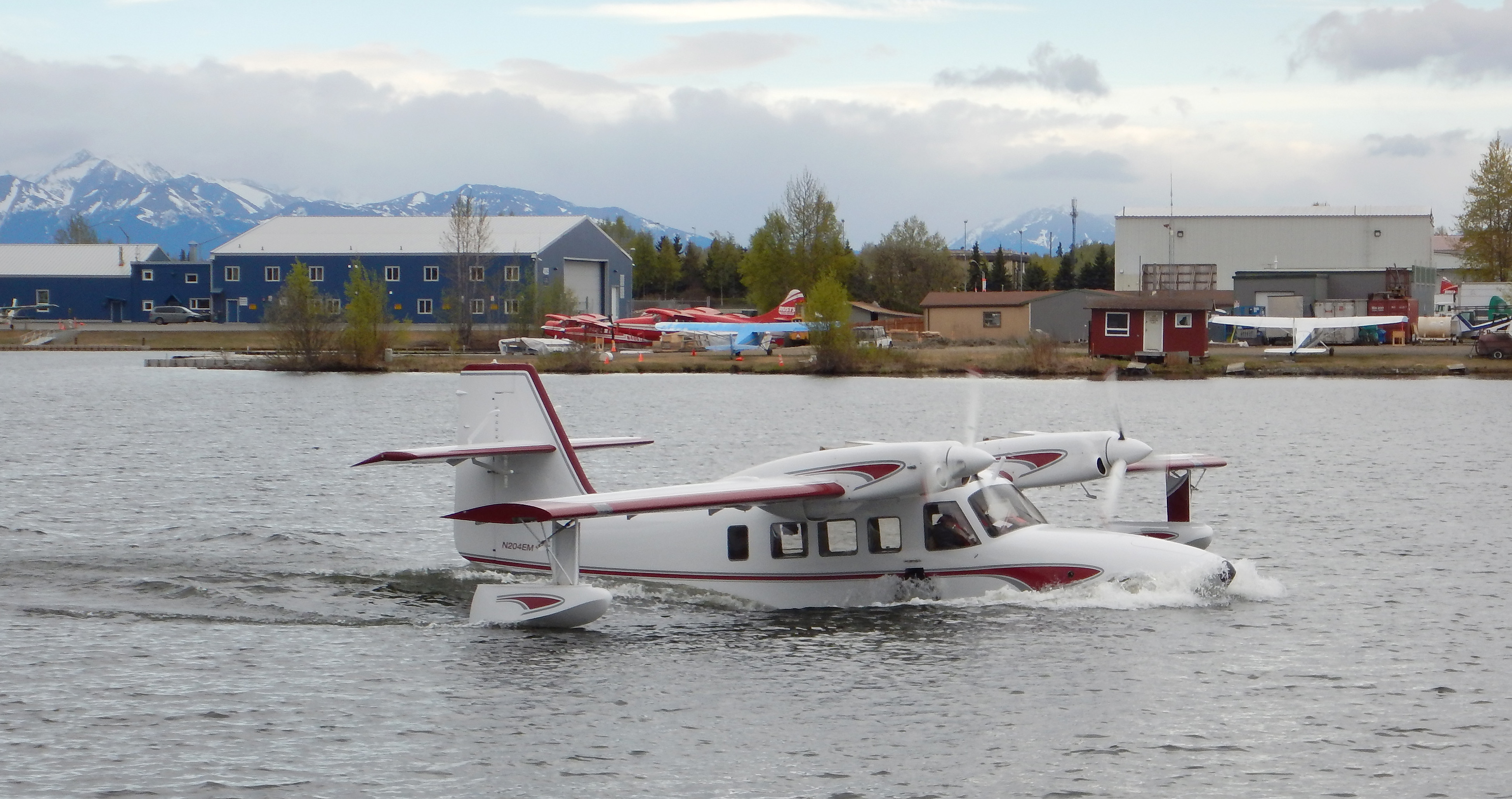 A Gweduck Aircraft twin-engine amphibian flying boat Grumman Widgeon lookalike will be among the static display aircraft at the AOPA Bremerton Fly-In Aug. 19 and 20, 2016. Photo by Warren Hendrickson.
