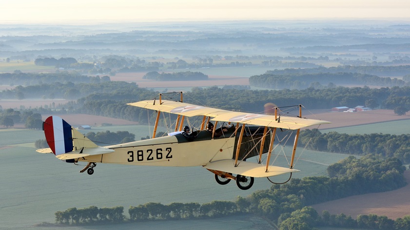 Friends of Jenny rebuilt this Curtiss JN4 in about 14 months. Photo by Mike Collins.