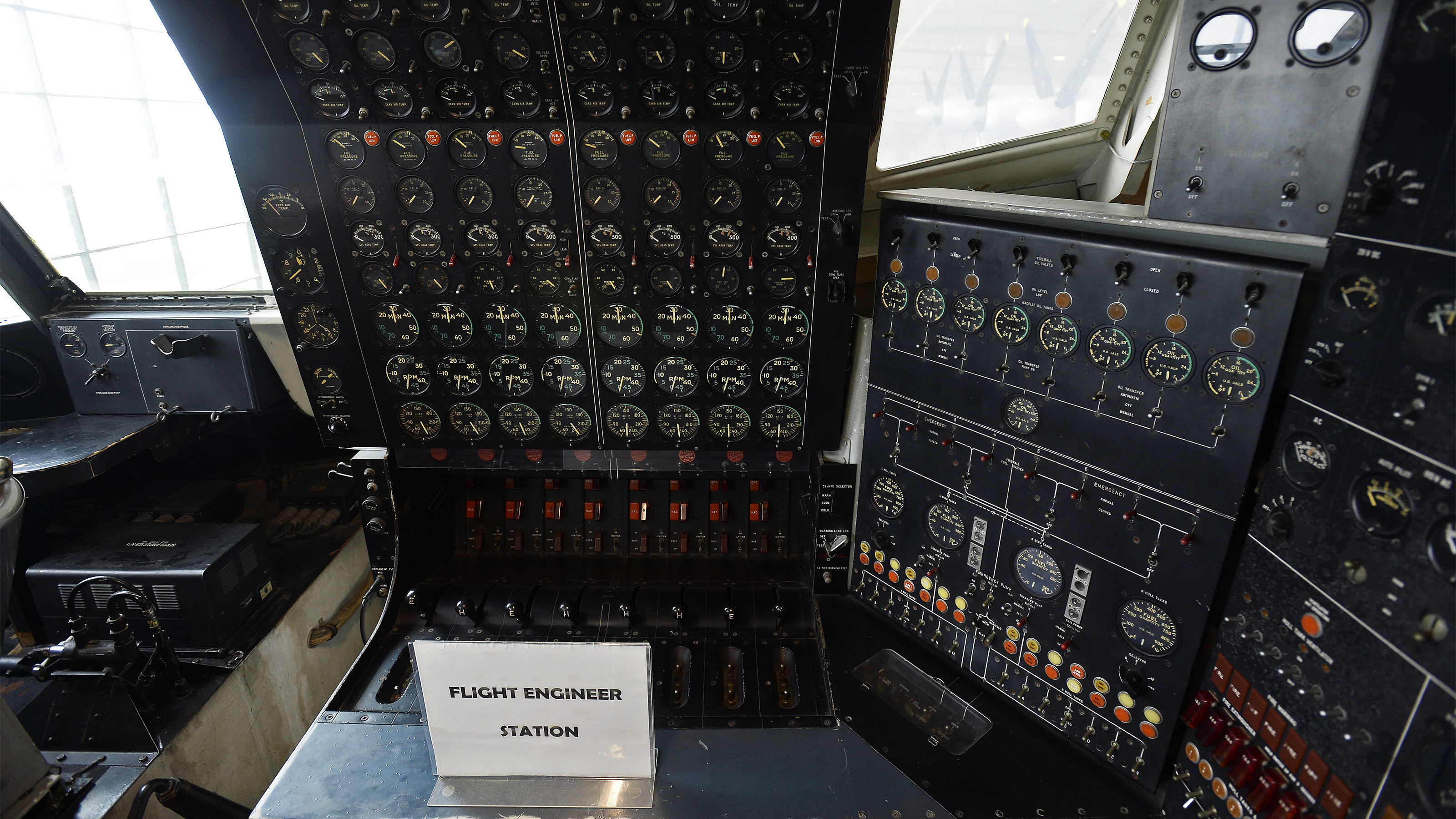 The Hughes H-4 flying boat has hundreds of switches, dials, and gauges. Photo by David Tulis.