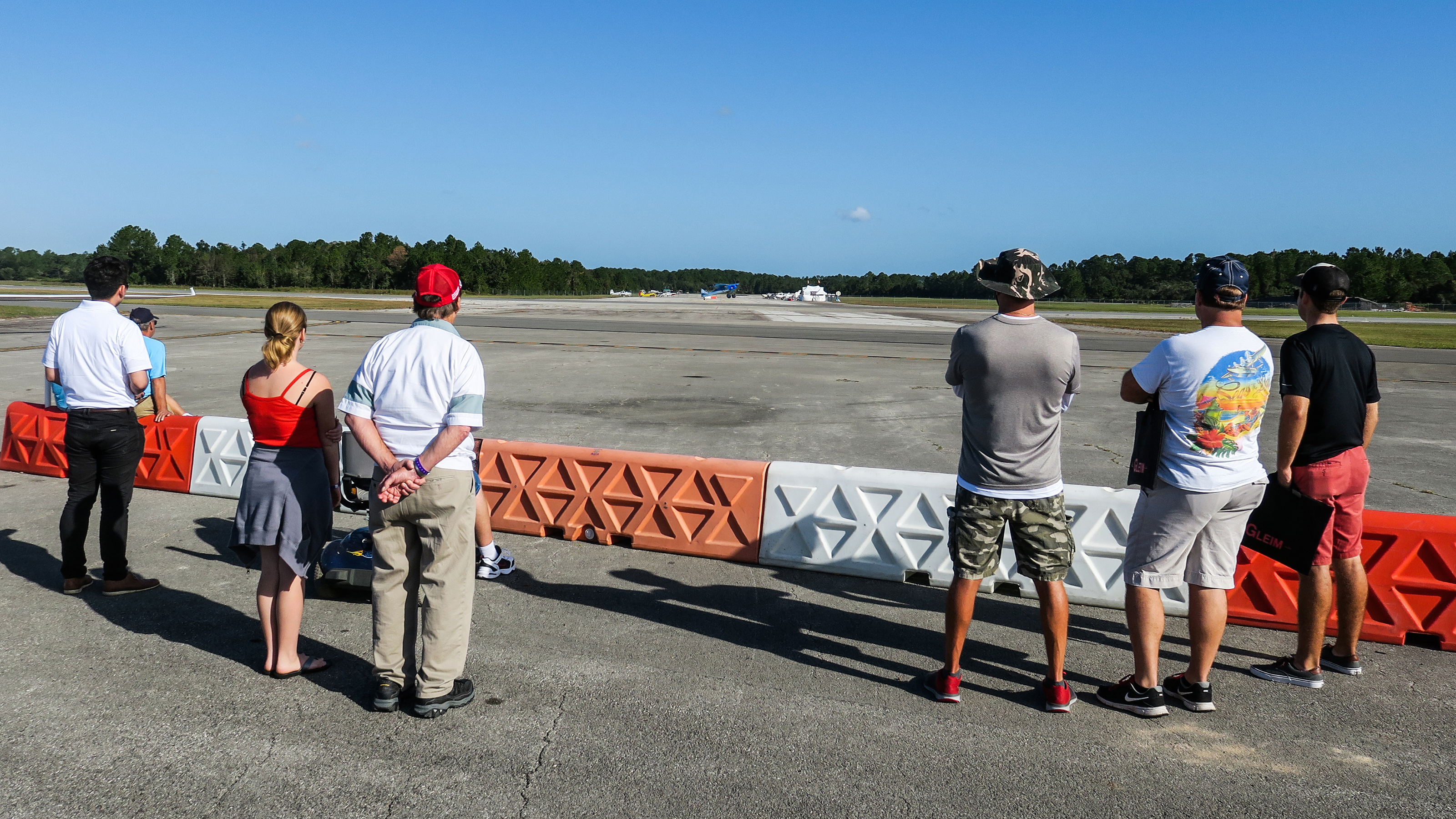 Audiences gather for one of many demo flights during the DeLand Sport Aviation Showcase. Photo by Alton Marsh.