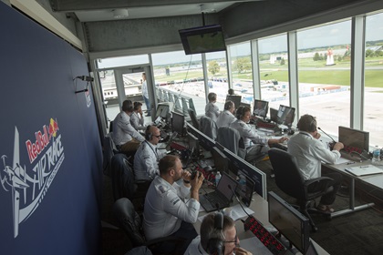Officials inside race control monitor each flight as it happens, penalizing pilots who fail to fly wings-level through gates and other violations. Jim Moore photo.