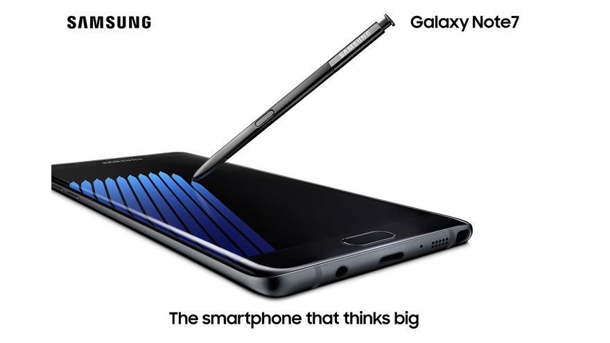 Samsung Galaxy Note7 image courtesy of Samsung.