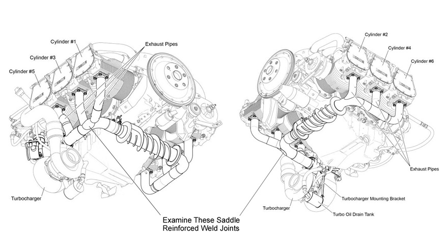 The FAA has issued an airworthiness concern sheet for Lycoming’s TIO-540-AJ1A engine that could have possible exhaust leaks that could allow carbon monoxide gas to enter the cockpit.