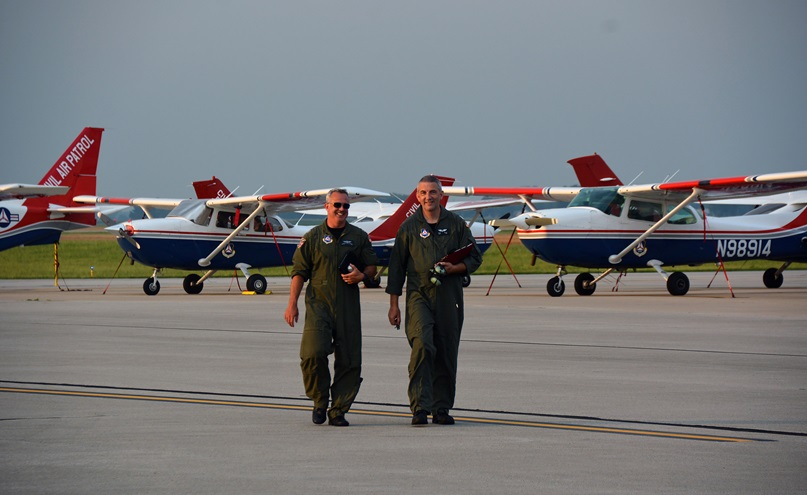 The Civil Air Patrol's summer National Emergency Services Academy taught participants about ground, air, and incident command operations. Photo courtesy of John Desmarais, National Emergency Services Academy.