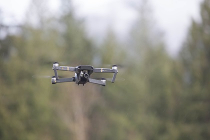 The DJI Mavic has proved to be one of the most useful unmanned aircraft platforms in disaster response. While the manufacturer does not advise flying it in the rain, and the warranty may not cover resulting damage, the Mavic has proved resilient in both wind and rain, according to Roboticists Without Borders pilots who have flown it in adverse conditions with success. Jim Moore photo.