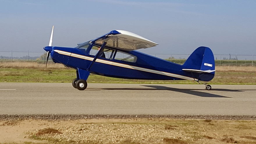 Bruce McElhoe of Reedley, California made his first flight in the first Bearhawk LSA kit to be completed, in November. Photo courtesy of Bearhawk Aircraft. 