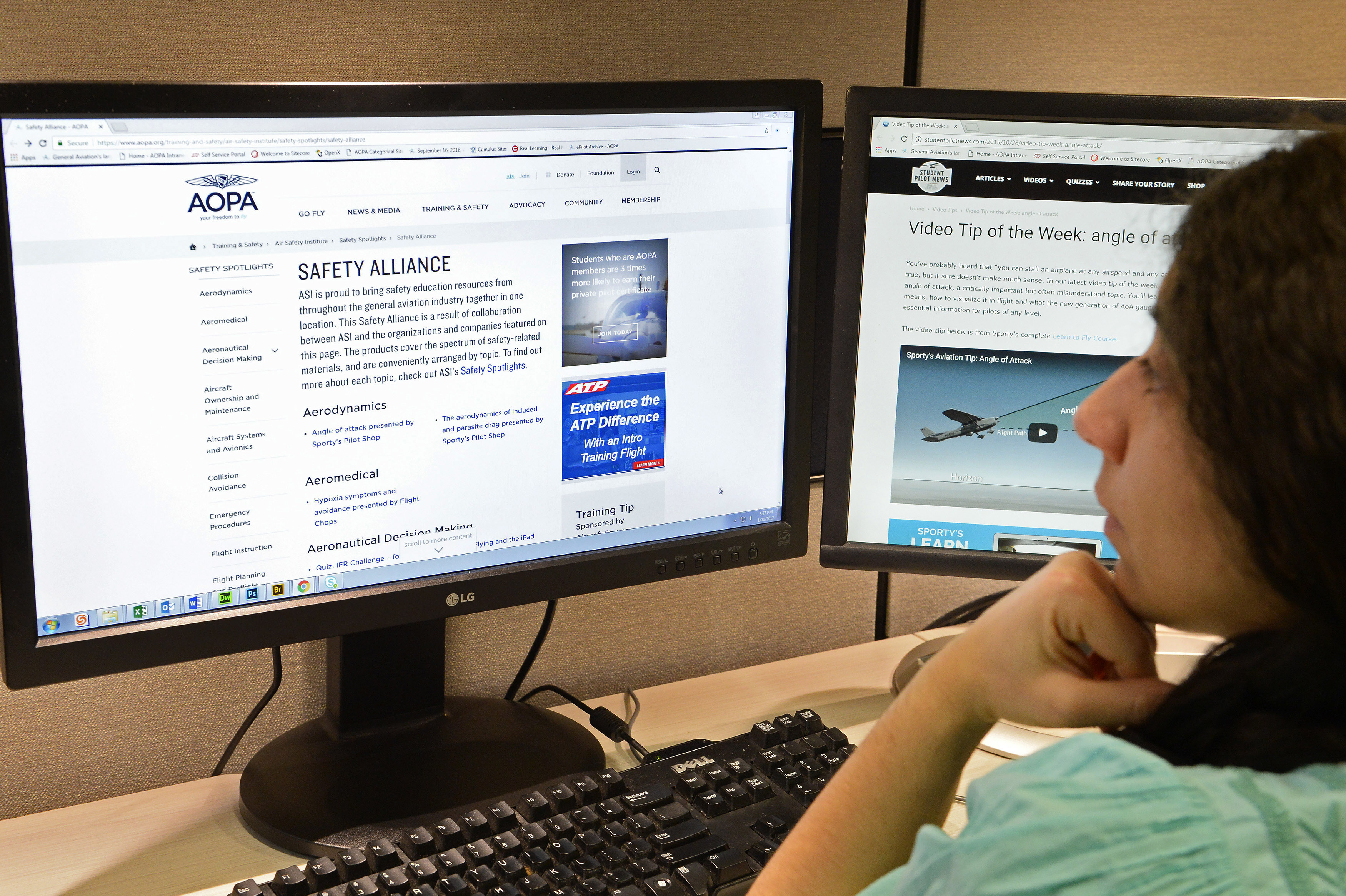 The AOPA Air Safety Institute's new Safety Alliance online resource covers a spectrum of safety-related materials arranged by topic. Photo by David Tulis.