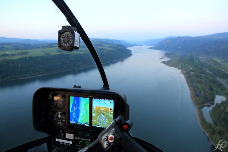 Leading Edge Aviation and Central Oregon Community College partnered up to offer rotorcraft students training in a Frasca International Robinson R44 flight simulator. Photo courtesy of Leading Edge Aviation.