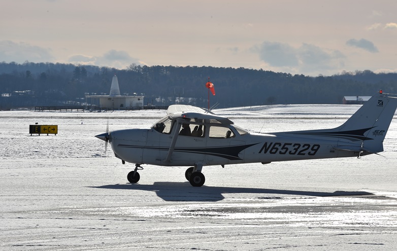 Winter flying brings special challenges in the air and on the ground. Photo by David Tulis.