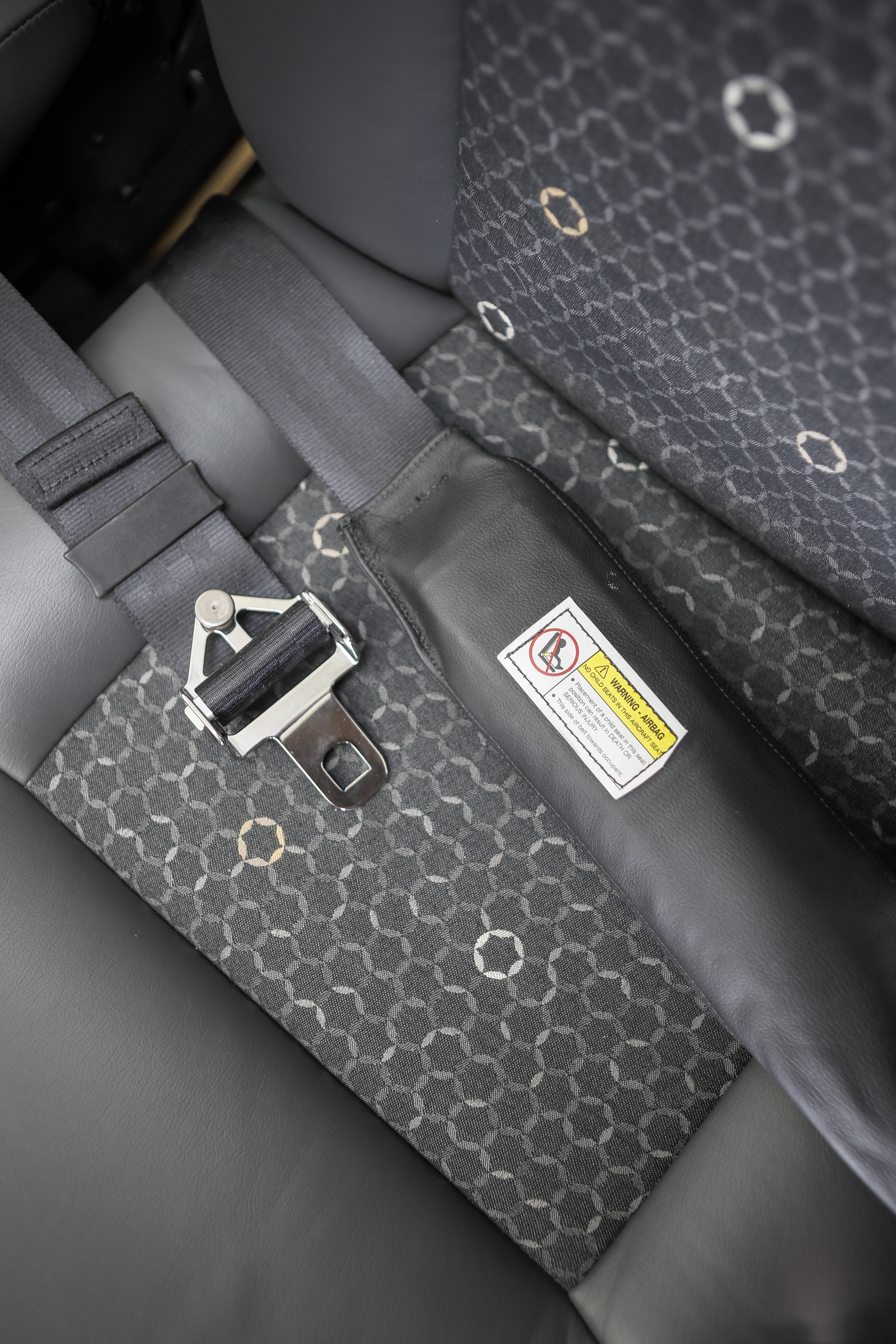 Airbag seatbelts provided by AmSafe.