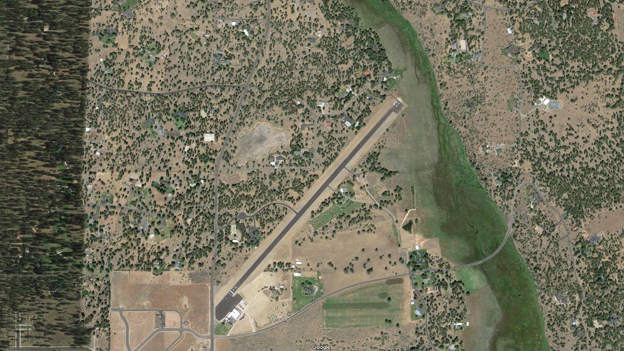 Sisters Eagle Airport. Image courtesy of Google Maps.