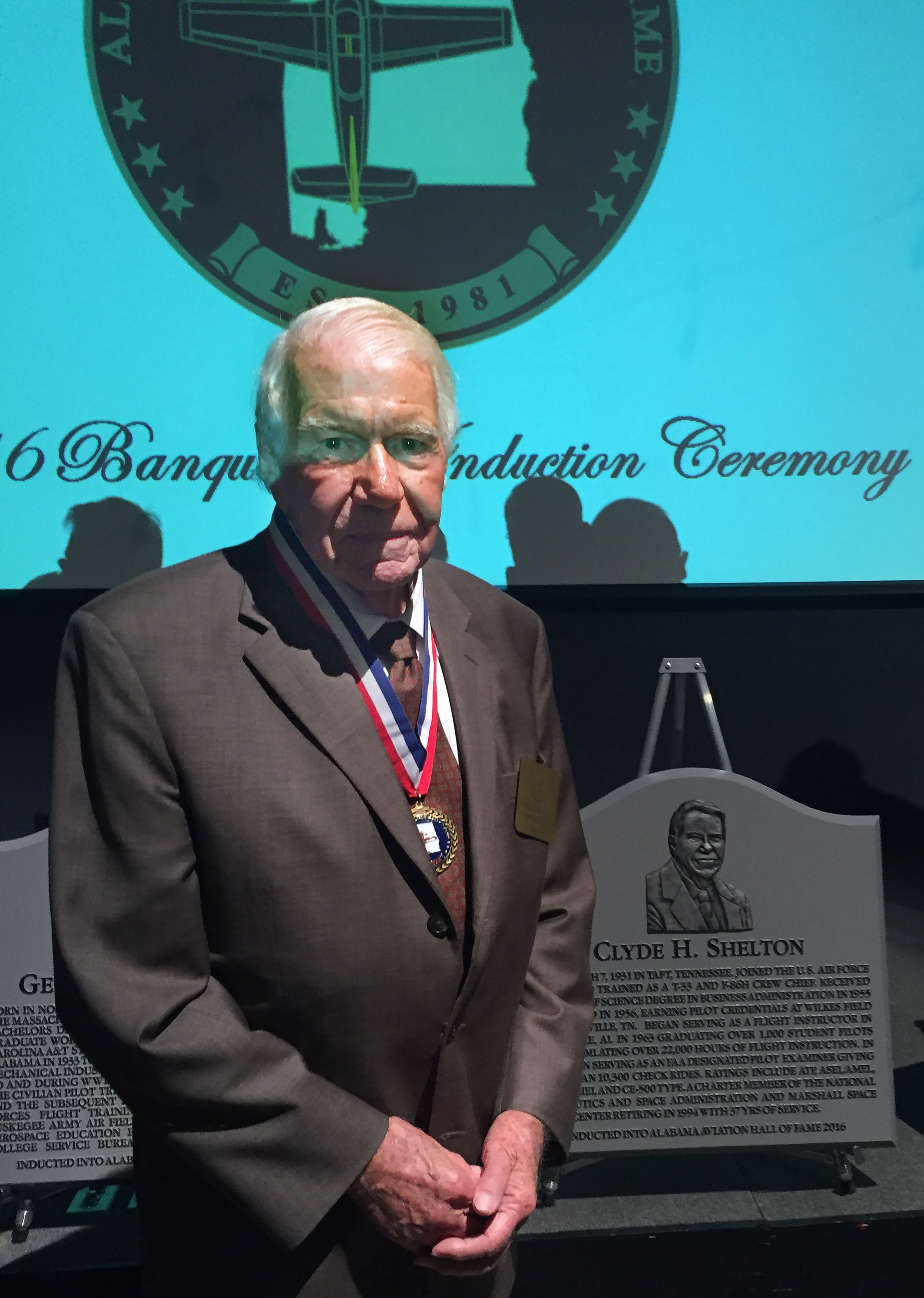 Tennessee and Alabama Aviation Hall of Fame inductee Clyde Shelton, 86, died June 10. Shelton administered more than 10,300 check rides and logged nearly 39,000 hours during his aviation career. Photo courtesy of Donna Meyer.