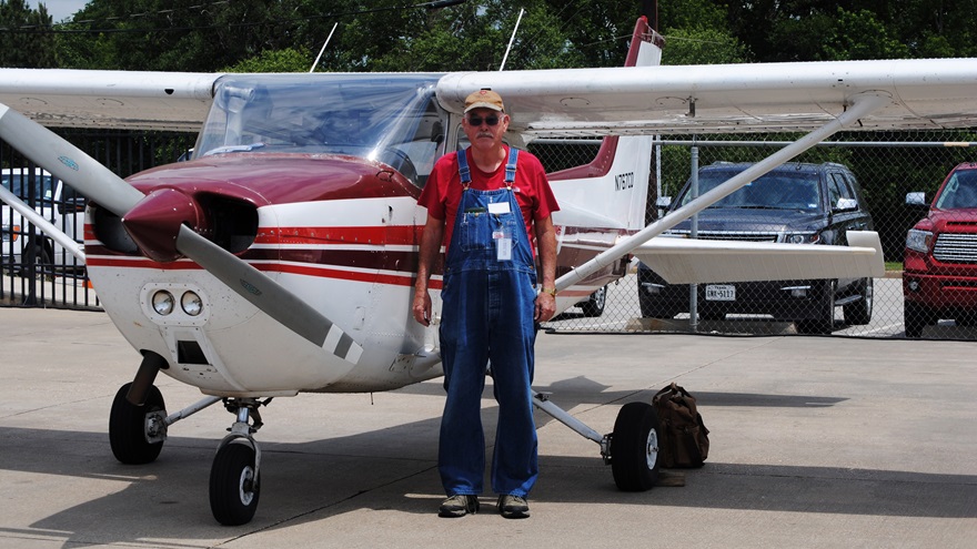 Terry Edwards has resumed flying under BasicMed as a member of the Tyler Flyers in Tyler, Texas. Photo courtesy of Donna Edwards.