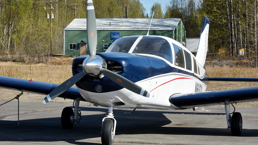 This Piper PA32 was restored to airworthy condition after a landing accident by the youthful participants of the Talkeetna, Alaska, Build-A-Plane program. Photo by Mike Collins.