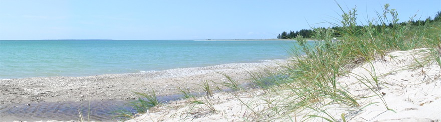 A view of Iron Ore Bay on the southern end of Beaver Island. Photo courtesy Wikimedia commons.