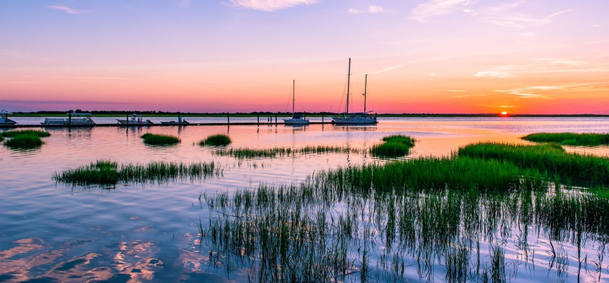 Just another beautiful sunset, viewed from one of Georgia’s “Golden Isles.” Photo courtesy GoldenIsles.com.