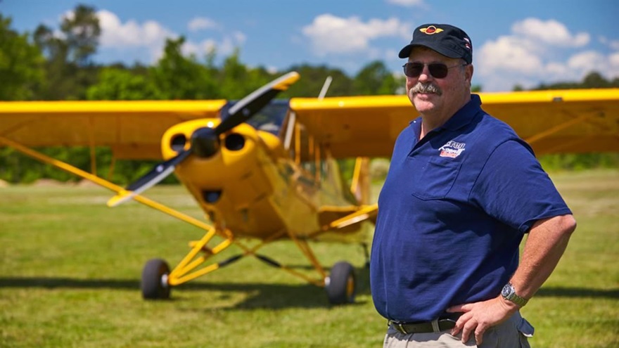 Airshow preformer Greg Koontz. Photo by Mike Fizer.