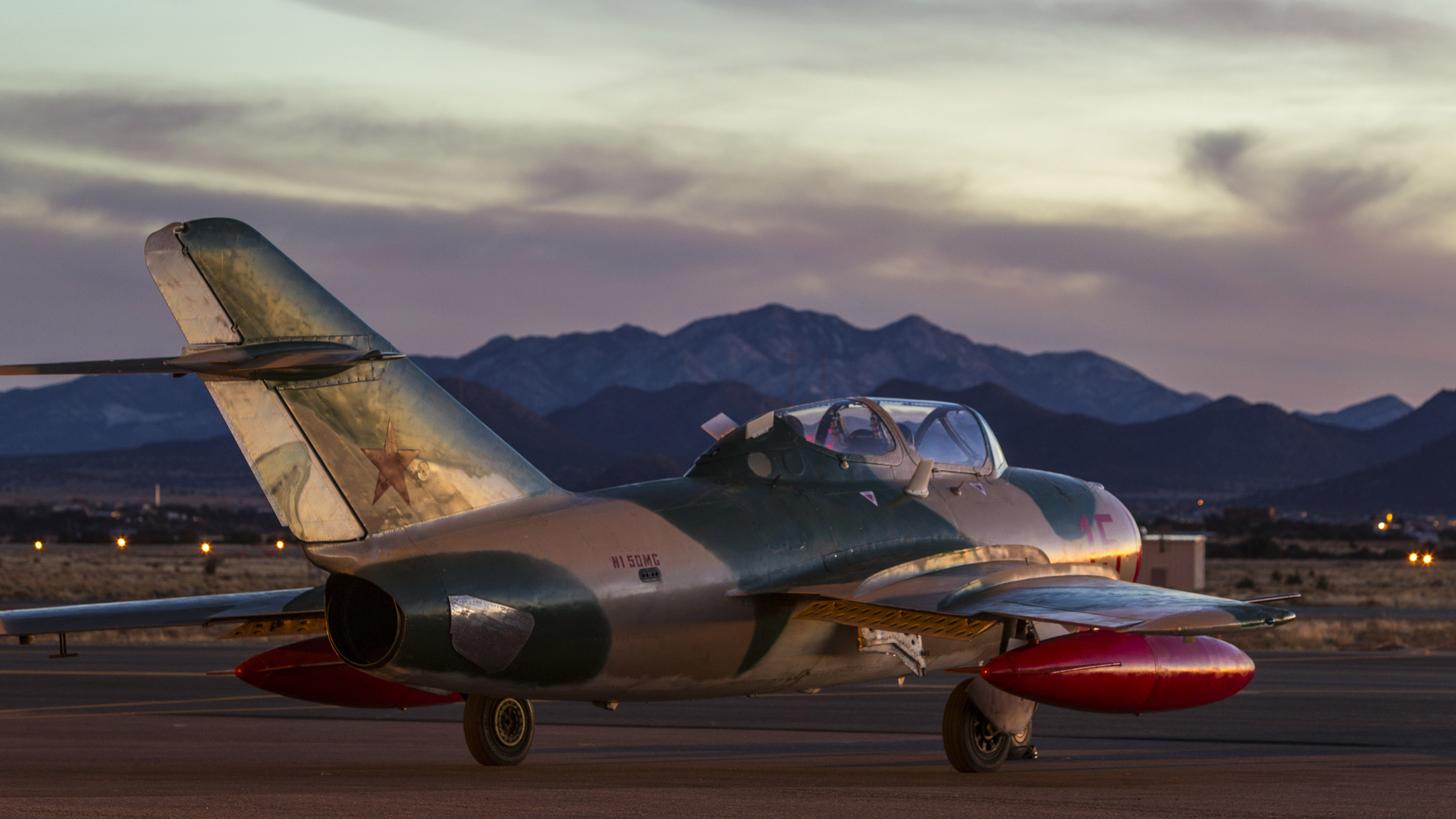 Santa Fe, New Mexico, is home of the Jet Warbird Training Center. The area offers beautiful mountain views.