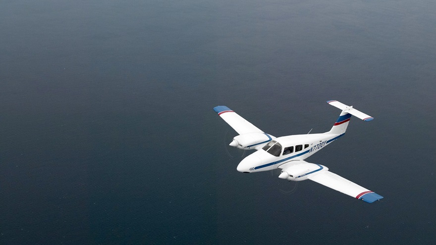 Piper Aircraft is changing up the engines on its PA-44 Seminole. The twin-engine trainer will be equipped with Continental's new CD-170 engine that runs on Jet A. AOPA file photo by Mike Fizer.
