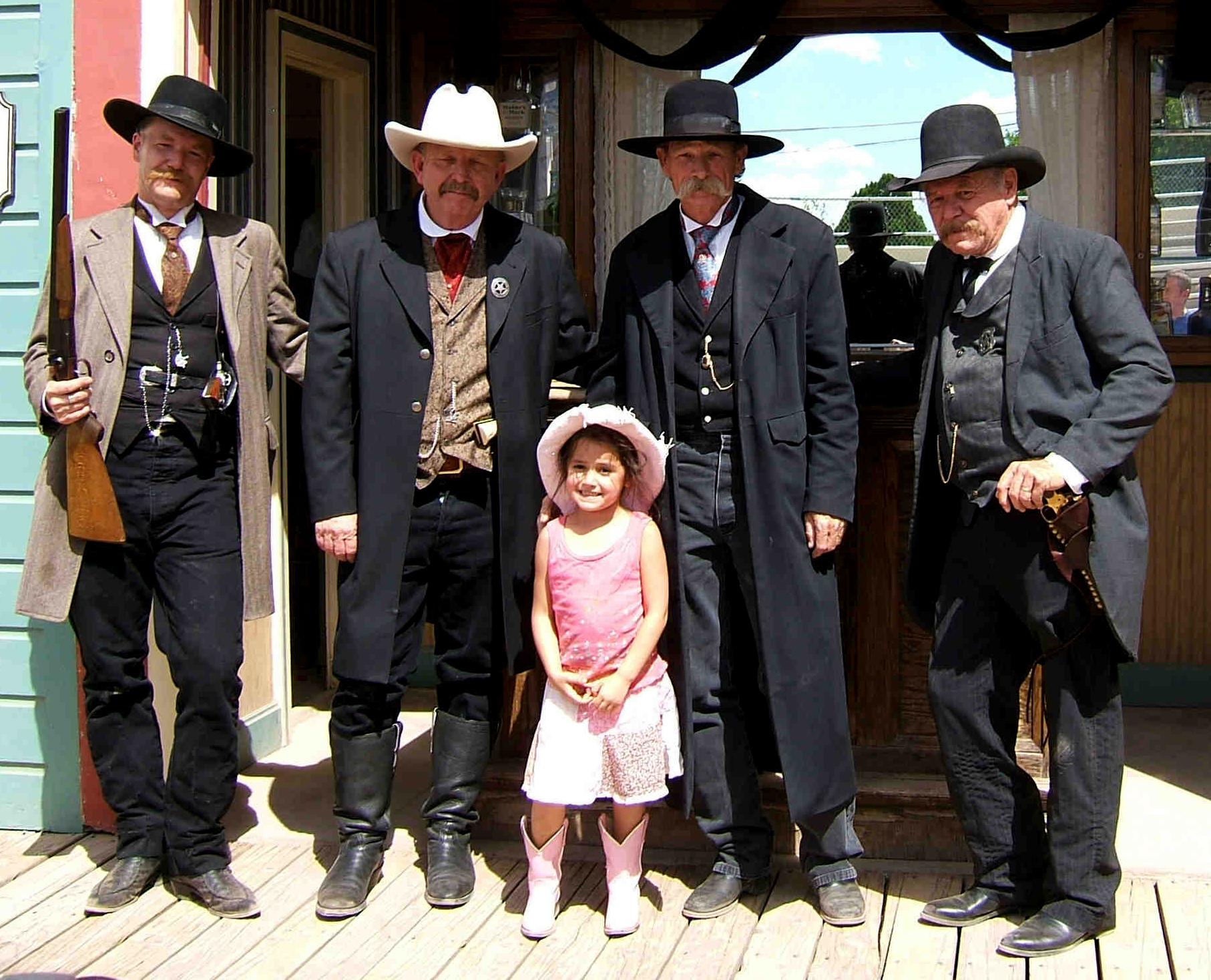 After the shootout at the O.K. Corral, get your photo taken with Wyatt Earp and the rest of the gang. Photo courtesy O.K. Corral.