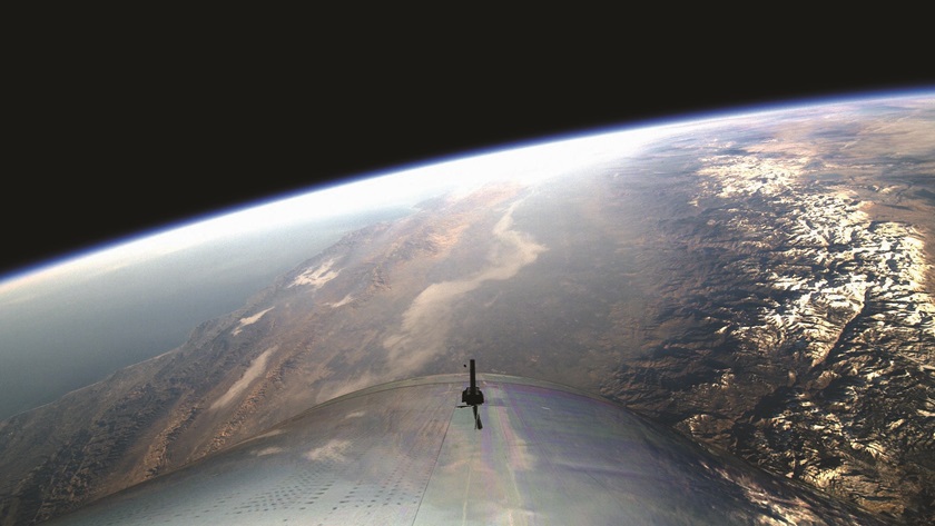 Virgin Galactic's first spaceflight on Dec. 13. Photo courtesy of Virgin Galactic.