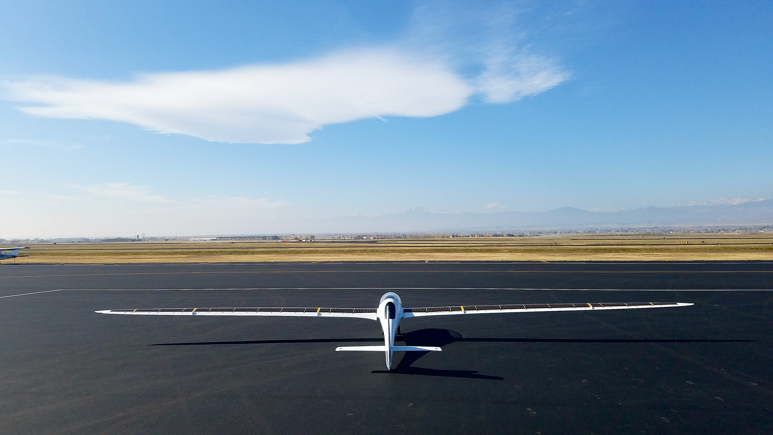 Bye Aerospace is developing what it calls the StratoAirNet 'advanced, high-altitude, long-endurance solar-electric unmanned aerial vehicle.' Photo courtesy of Bye Aerospace.