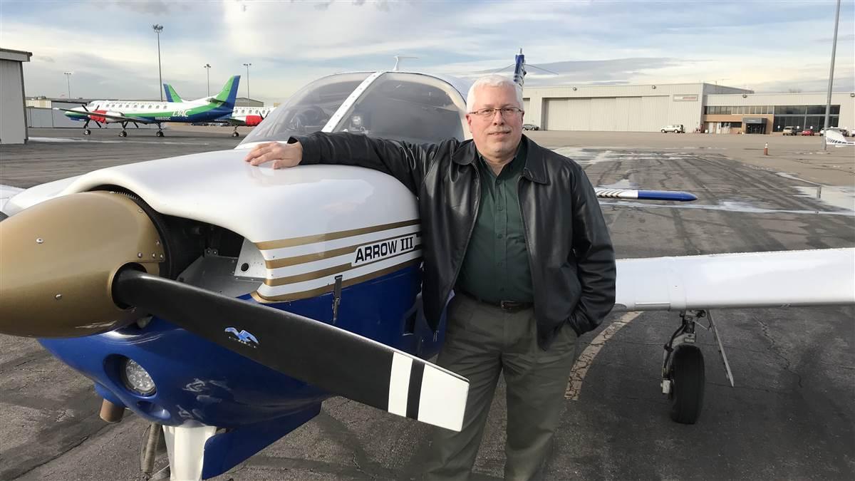 Broadcast engineer Cris Alexander said drones contributed to his motivation to return to general aviation after 25 years in November 2017. Photo courtesy of Cris Alexander. 