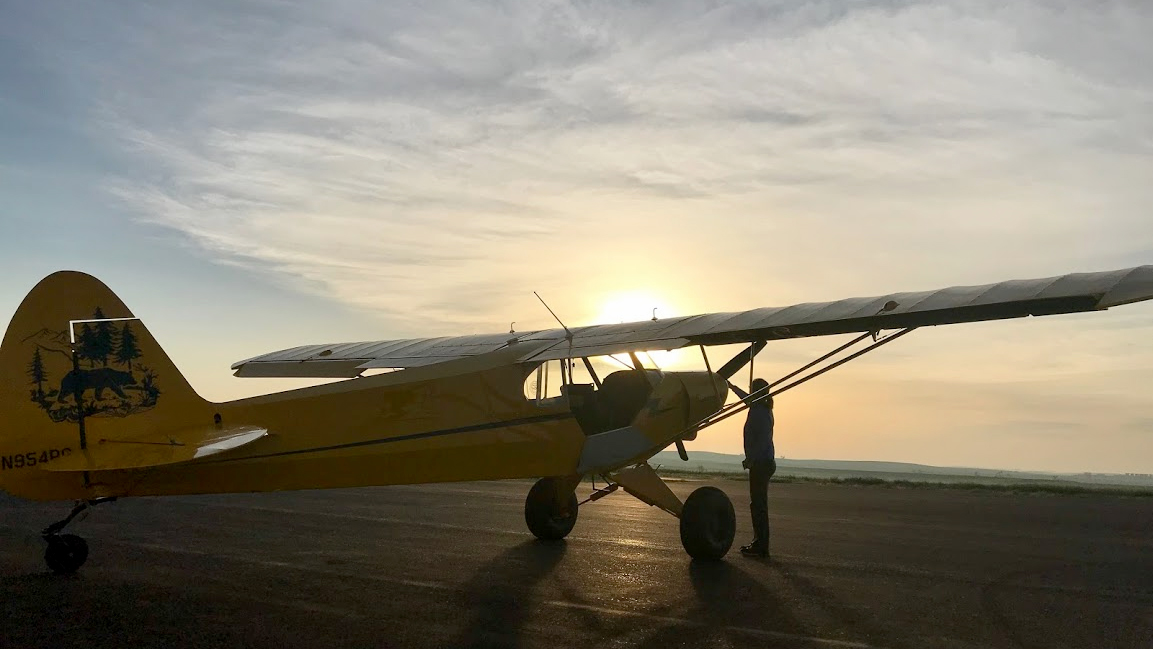 Super Cub flies across the country