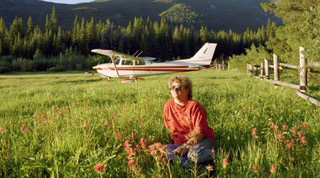 This may or may not be the 'last, best place' that Bob Lipscomb discovered with his wife, Peggy, in a Cessna. Bob won't tell. Photo by Bob Lipscomb.