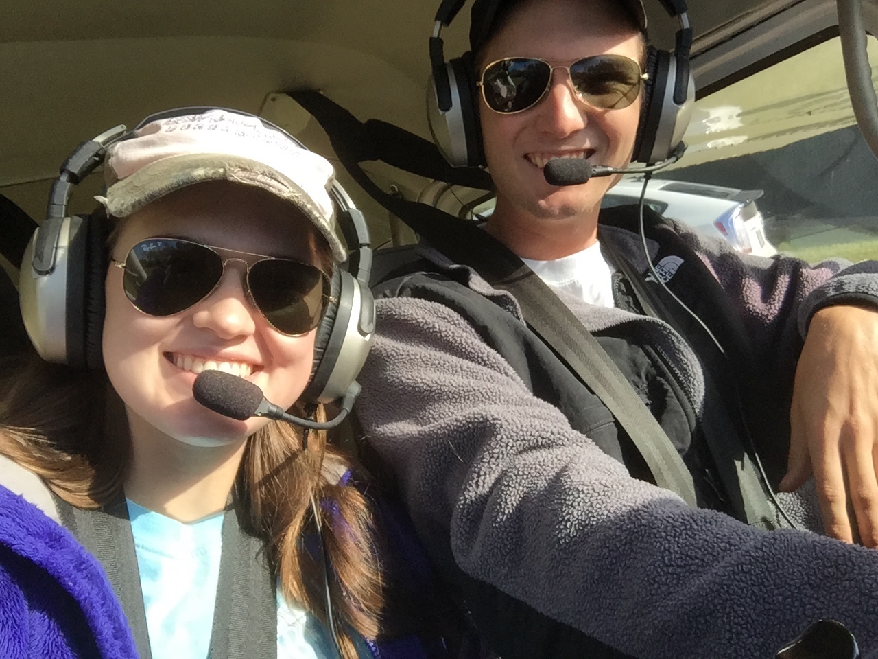 Private pilot Cayla McLeod and commercial pilot and aviation mechanic Ryan Hunt said the inaugural Young Aviators Fly-In at Triple Tree Aerodrome will be presented by young people--and for young people. Photo courtesy of Cayla McLeod.