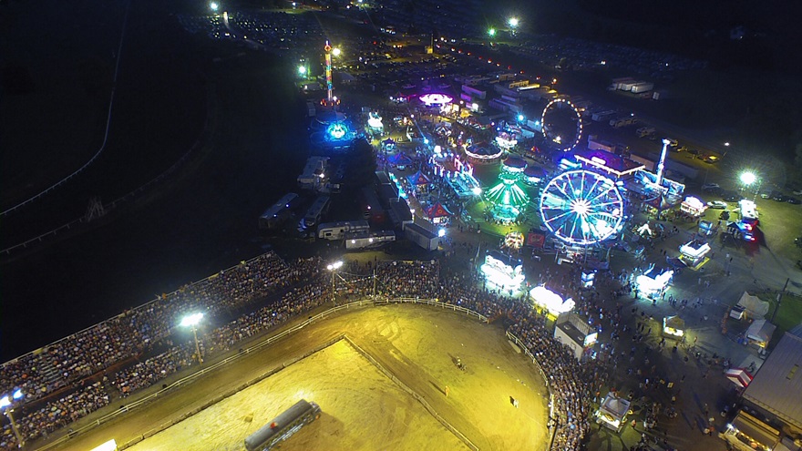 The sheriff in Cecil County, Maryland, has found drones are an effective tool to conduct aerial security patrols at the county fair, day or night, among other missions. Photo courtesy of Cecil County Sheriff.