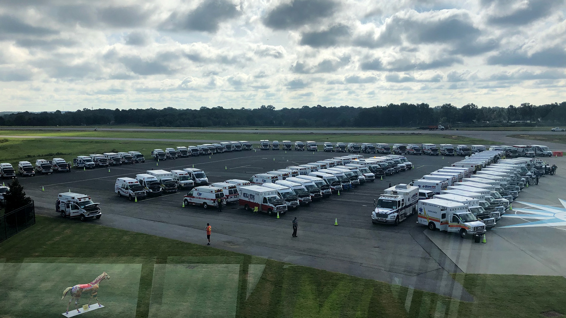 Airport transforms itself for storm relief AOPA