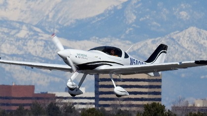 The eFlyer family of aircraft aims to be the first FAA-certified  all-electric airplanes to serve the flight training and general aviation markets. Photo courtesy of Bye Aerospace.