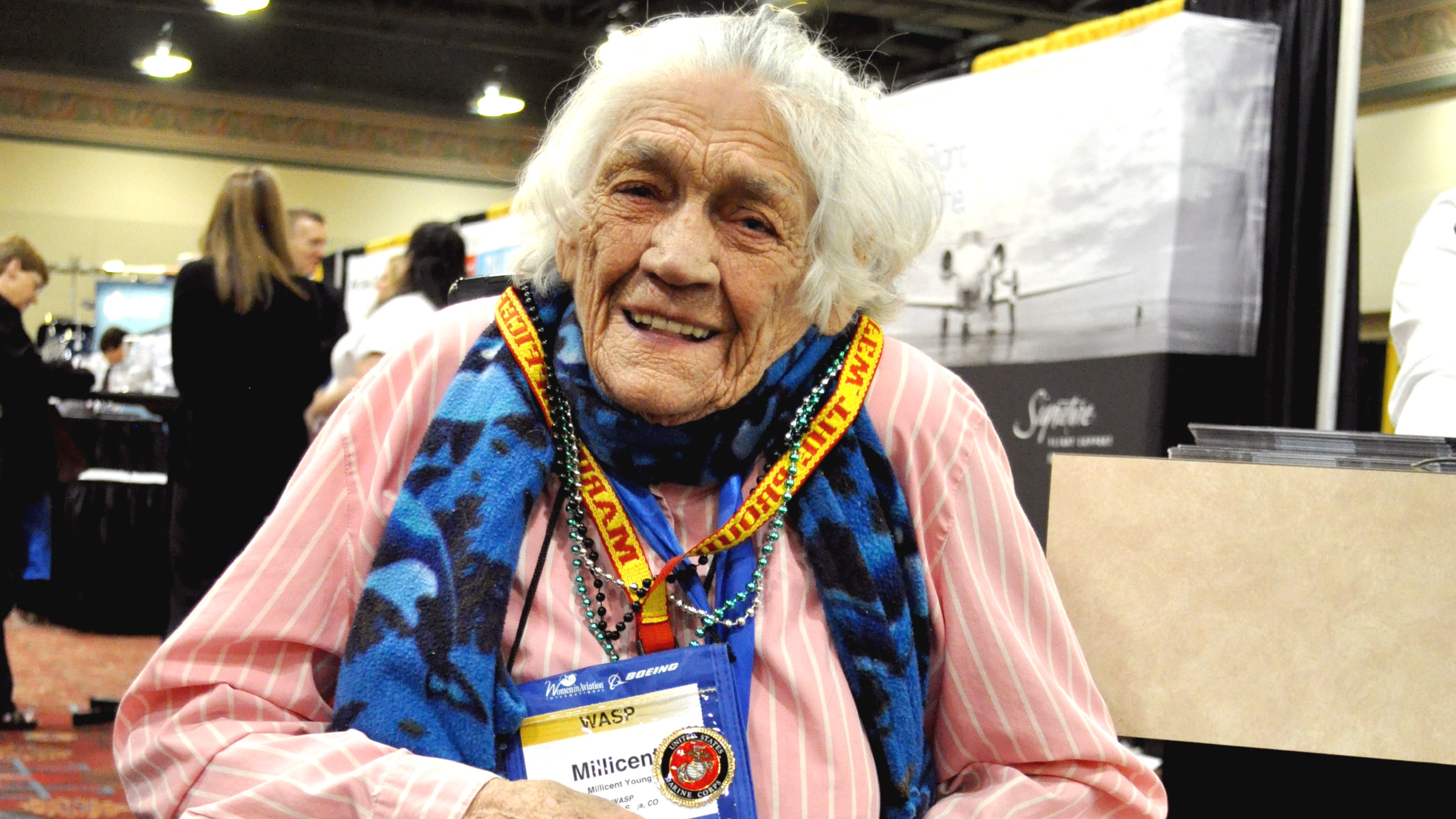 Millicent Young during the 2012 Women in Aviation International Conference. Photo by Mark Evens. 