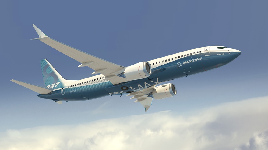 Boeing 737 MAX 8 image courtesy of Boeing Co.
