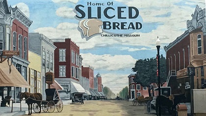 Chillicothe, Missouri, is known as the Home of Sliced Bread because in 1928 the Chillicothe Baking Co. was the first commercial bakery in the world to offer machine-sliced bread for sale. Photo by MeLinda Schnyder.