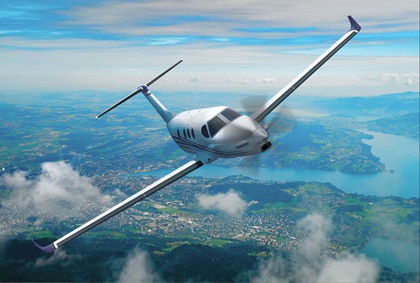 A Cessna Denali is depicted in this image courtesy of Textron Aviation.