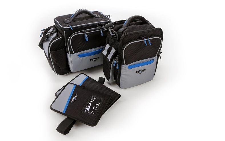 A selection of Flight Gear high performance bags and cockpit accessories from Sportys Pilot Shop can help keep pilots organized. Photo by Chris Rose.
