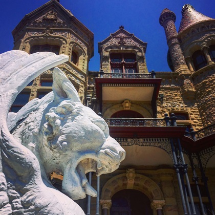 Bishop's Palace is Galveston's best-known building, cited by the American Institute of Architects as one of the 100 most important buildings in the United States. The Victorian castle, built from 1886 to 1892, is open for self-guided tours. Photo by MeLinda Schnyder.