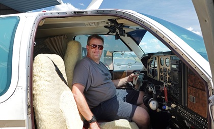 Tennessee pilot Daniel Moore plans to land at 110 airports on Sept. 11 to remember those who died in the 2001 World Trade Center attacks. Photo courtesy of Daniel Moore.