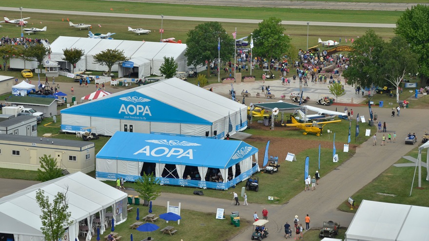 The author’s goal for the trip was to place the pretty yellow Skyhawk at AOPA’s campus at EAA AirVenture. Pressures such as a business commitment are a part of the equation in decision making. Building flexibility into our plans is essential to avoid undue “get-there-itis.” Photo by Chris Eads.