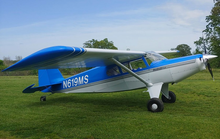 The Bearhawk Model 5 is a conventional gear, tube-and-fabric, kit-built STOL backcountry single that seats six and is powered by a six-cylinder Lycoming engine. Photo courtesy of Avipro/Bearhawk.