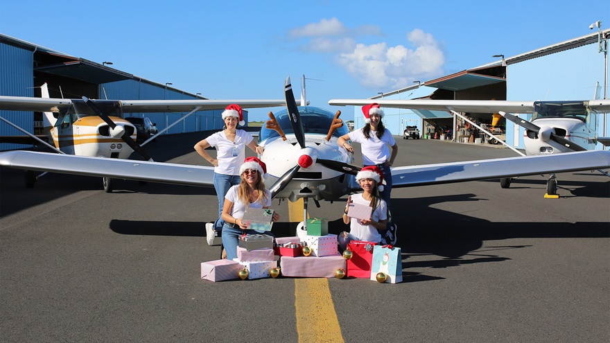 The Oahu chapter of The Ninety-Nines and the Hawaii chapter of Women in Aviation International will be delivering toys and other items to children in need across the Hawaiian Islands in December. Photo courtesy of Aloha Ninety-Nines.