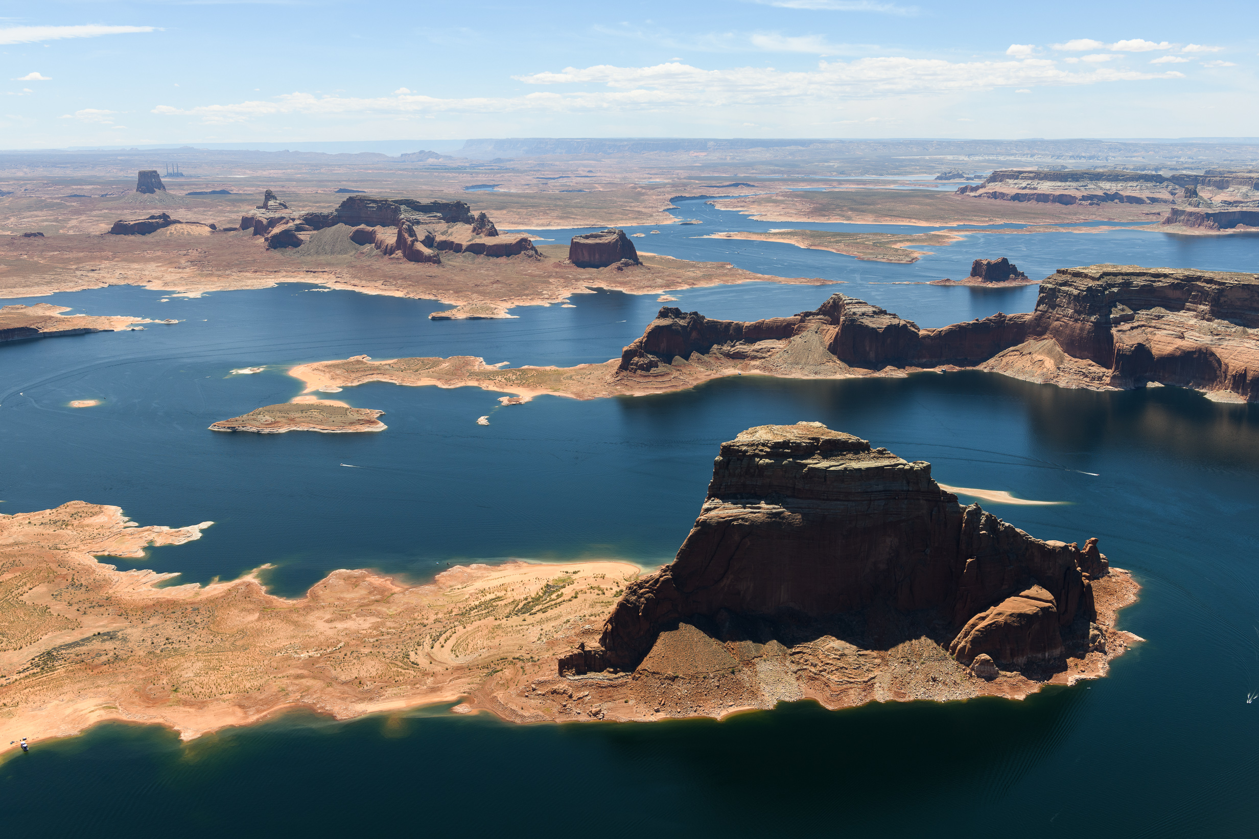 Flying low and slow over the Lake Powell area in Arizona provided a different type of flying for professional seaplane pilot Sarah Tamar. Photo by Filip Wolak.