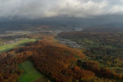 Hills south of Bonn, Germany, along the Rhine. Photo by Garrett Fisher.