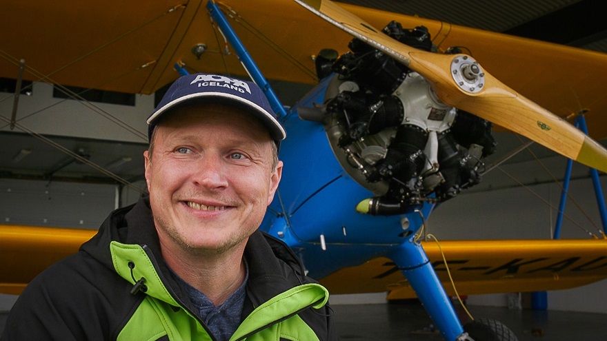 Haraldur Diego was a passionate advocate for general aviation in Iceland, the leader of AOPA Iceland, and a pilot who operated a sightseeing business that produced countless images of volcanoes and other spectacular scenery. Photo by Mike Fizer.