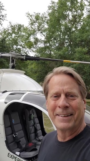 Thomas Volz built a helicopter. Photo courtesy of the Volz family via Instagram.