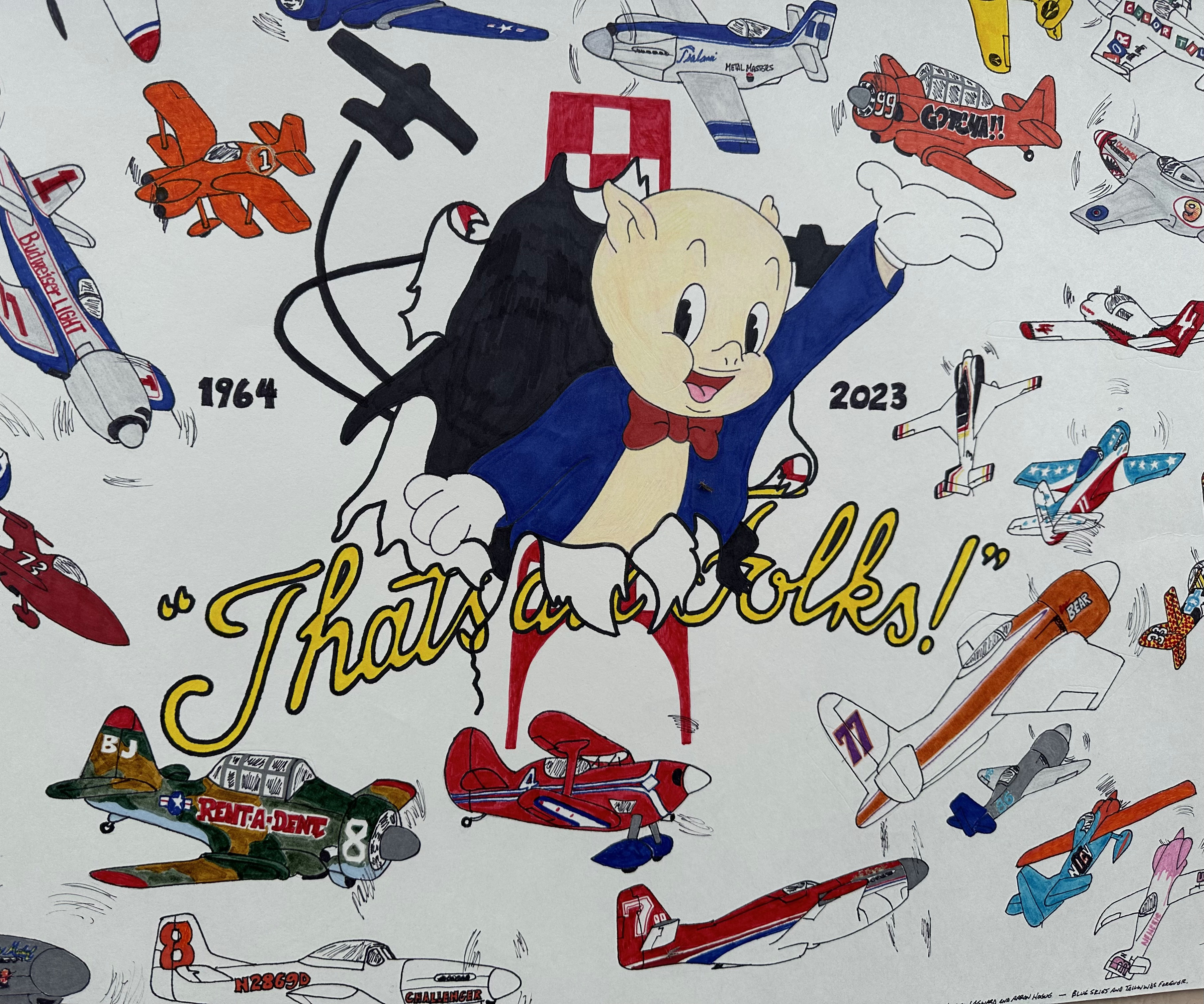 Farewell posters and messages were scattered across the Reno/Stead Airport, as fans and racers said goodbye to the Reno Air Races, which were held for the last time in Reno, Nevada, September 13 through 17. Photo by Cayla McLeod Hunt.