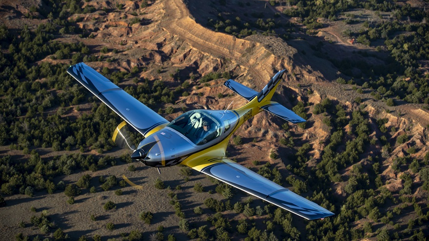 The JMB Aircraft VL-3 RG, approved in Europe as a two-seat ultralight, is one of several aircraft designs that would fall under the definition of light sport under an FAA rulemaking proposal published in July. Photo by Mike Fizer.
