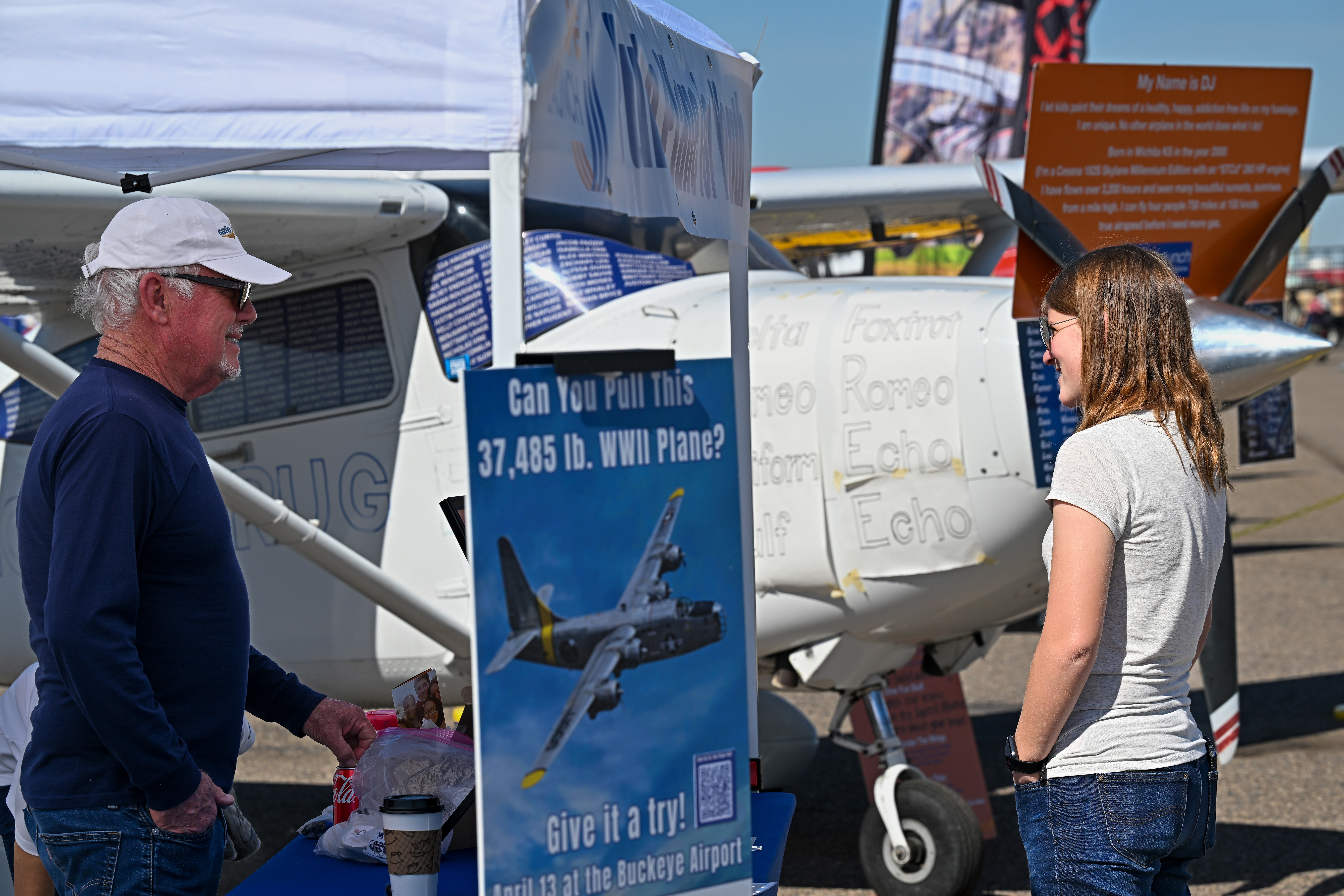 Vendors congregate at the static display area. Photo by David Tulis.